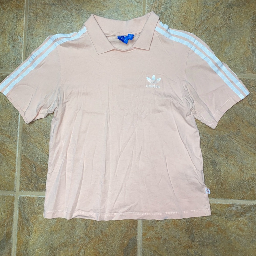 Pink adidas shirt